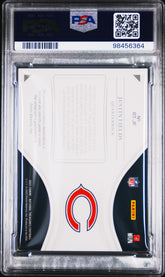 2021 National Treasures Rookie Treasures Logo Patch Auto Justin Fields 4/5 PSA 8
